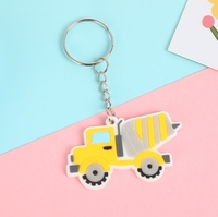 Porte-clés en PVC de dessin animé - Accessoire universel pour hommes et femmes - Décoration murale - Porte-clés avec boucle