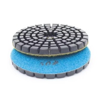 Disques de polissage en résine diamantée de 4 pouces, utilisation à l'eau pour le polissage du béton, du marbre, du granit, de la pierre et des carreaux.