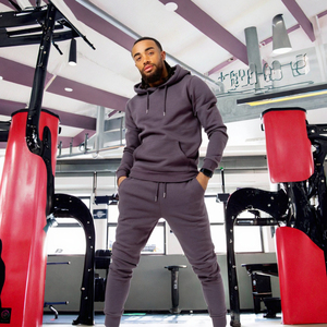 Ensemble de survêtement d'hiver pour homme en coton 100% imprimé, jogging, doublure en polaire, étiquette privée personnalisée - Product Image 3