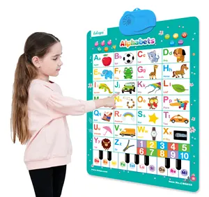 Lwg025 gráfico de alfabeto eletrônico, brinquedos educativos, falando bluetooth, música, poster, alfabeto, aprendizagem, brinquedos para bebê, presente da criança