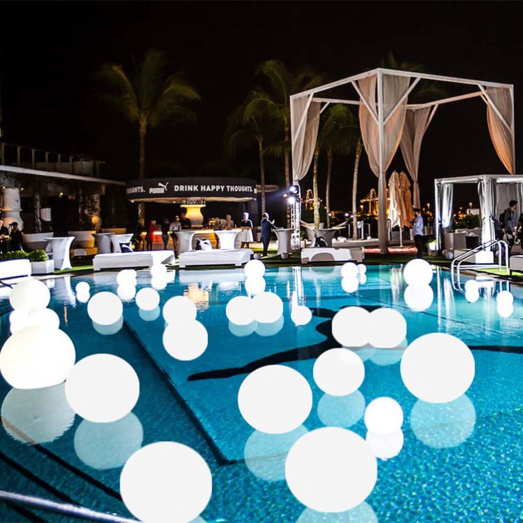 Новое поступление, лидер продаж, декоративный светодиодный Поплавковый шар для бассейна, светодиодный шар для свадебного мероприятия