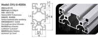 Extrusion anodisée à bas prix 8040 4040 12040 16040 profilé en aluminium extrudé en aluminium noir pour simulateur de course Sim Racing