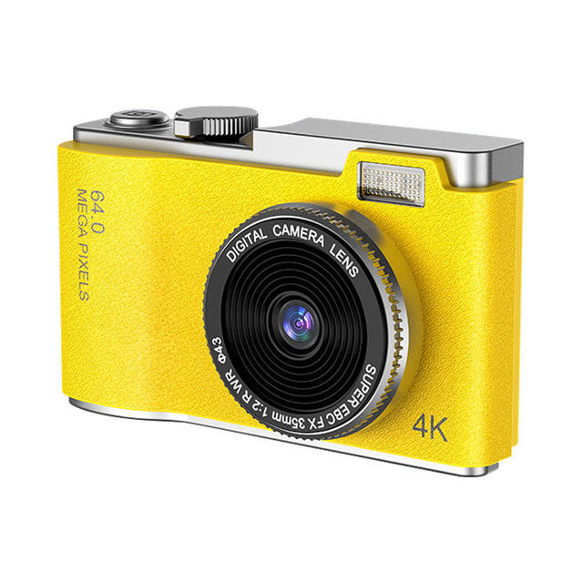 Retro Fashion CCD Camera HD Video 8 Hours Shooting Dual and Rear Lens Digital Camera for Children Gifts
