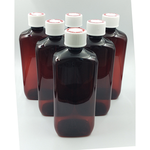 Chai nhựa PET 500ml chất lỏng container với CRC vít mũ cho y học sử dụng vòng hình dạng lụa màn hình in - Product Image 5