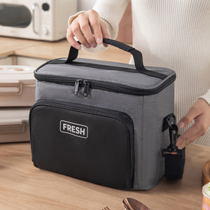 Sac à lunch isotherme avec fermeture éclair pour le bureau, l'école, les pique-niques et les voyages - Product Image 2
