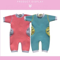 Combinaison de plongée pour bébé personnalisée, manches courtes, maillot de bain pour enfants, combinaison de plongée sèche, combinaison de plongée en néoprène une pièce pour enfants