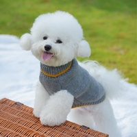 Offre Spéciale Pulls pour Chiens et Chats en Polyester, Classiques, Mignons, Respirants, de Couleur Unie et de Loisirs