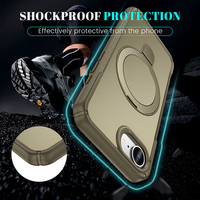 Coque de téléphone tendance avec béquille pour iPhone 16E, coque de protection magnétique professionnelle pour iPhone 13 14 15 16 17
