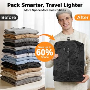 Sacchi <span class=keywords><strong>Sottovuoto</strong></span> Riutilizzabili Impermeabili IP67 Salvaspazio da Viaggio 25L con <span class=keywords><strong>Pompa</strong></span> Ricaricabile Wireless <span class=keywords><strong>per</strong></span> Valigie e Zaini - Product Image 3
