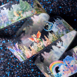 1 Rouleau <span class=keywords><strong>Strange</strong></span> Fairytale <span class=keywords><strong>World</strong></span> Series PET Tape Handbook Décoration Collage Matériel - Product Image 2