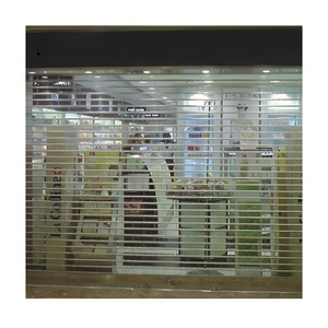 <span class=keywords><strong>Volet</strong></span> <span class=keywords><strong>roulant</strong></span>/porte enroulable transparente en aluminium et plastique à vue complète, prix usine professionnel - Product Image 4