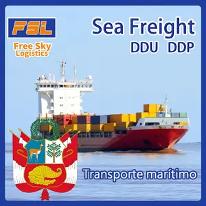 ペルーへの中国国際海上貨物運送業者の取引Ddp配送料金Fbaエージェント