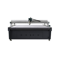 Máquina de Corte CNC TC con Cuchilla Circular y Proyector para Telas No Tejidas, Cuero Estampado, Alfombras y Ropa