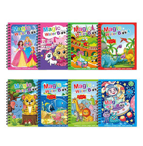 Libro de dibujo de agua mágico para niños, reutilizable, DIY, pintura de garabatos para colorear, libro de agua, juguete con bolígrafo - Product Image 2