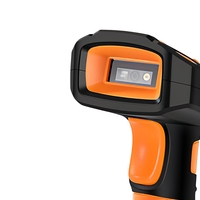 Lector de Códigos de Barras 2D Inalámbrico Industrial, Escáner Portátil CMOS con Interfaz USB para Recopilación de Datos de Inventario