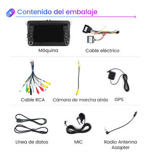 MEKEDE 멕시코 창고 알마센 멕시코 자동차 놀이 안드로이드 자동 2 + 32GB 파라 VW 7 인치 9 인치 재생기 멀티미디어 안드로이드 - Product Image 3