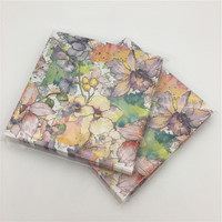 Serviettes en papier de luxe vierges 2 plis imprimées sur mesure 15 g/m² 38x42 cm 4 volets pour fêtes et célébrations
