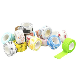 Fabrika OEM/ODM Renkli Kendinden Yapışkanlı Yumuşak Dokunmamış Kumaştan Yapışkanlı Elastik Bandaj - Product Image 5