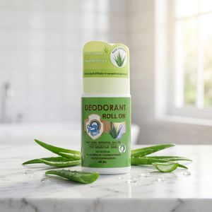 <b>CRYSTAL</b> FRESH Thailand-Made 60ml Natural Herbal Organic Antiperspirant Liquid <b>Deodorant</b> Roll-on for Women RN-PA060 - Product Image 2