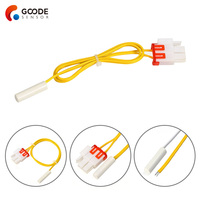 Guande 10K 3977 NTC Thermistor Probe ABS Shell Konektor Molex 7*25mm Kabel 0.5m Sensor Suhu Pencairan Freezer