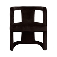 Chaise de salle à manger en velours coloré Heywood, nouveau style, pour la maison, la salle à manger et les événements de mariage