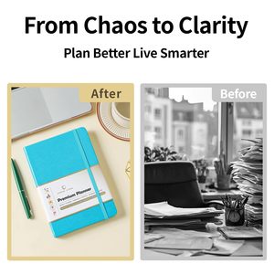 Planificador Académico LABON, Diario Semanal y Mensual <span class=keywords><strong>de</strong></span> 3 Años con Control <span class=keywords><strong>de</strong></span> <span class=keywords><strong>Gastos</strong></span> Financieros, <span class=keywords><strong>Agenda</strong></span> <span class=keywords><strong>de</strong></span> Cuero PU A5 - Product Image 6