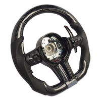 Volant de direction compétitif HXHY en fibre de carbone avec LED pour BMW M Sport, compatible avec les séries BMW E/F M3 M5 E46 F10 F30 F20 F12 F80 F82 F34