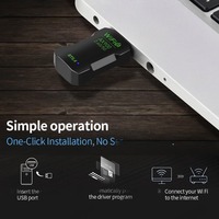 Adaptador USB WiFi 6 de 900M con Doble Antena, Adaptador WiFi AX900 de Doble Banda 2.4G 5G para PC y Laptop, Plug and Play, Compatible con Win10/11