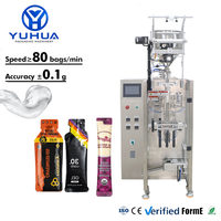 Machine de remplissage et d'emballage automatique de sachets de gel énergétique sportif de forme irrégulière YH