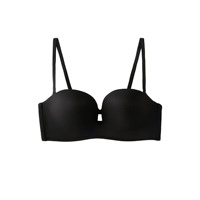 Soutien-gorge sans couture rembourré Push up Soutien-gorge à armatures Femmes Sexy Confortable Brasier Mujer