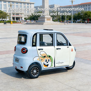 Triciclo Eléctrico Doméstico de Doble Puerta, Coche Pequeño para Mujeres, Nueva Energía, 4 Pasajeros, Carro de Transporte de Carrocería Cerrada - Product Image 5