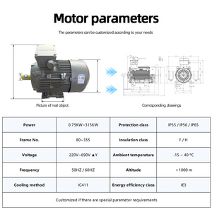 มอเตอร์ไฟฟ้ากระแสสลับแบบอะซิงโครนัสสามเฟส Innomotics IE3 380v 3000 รอบต่อนาที รุ่น IMB5 1LE0003-0DA22-1AA4 มอเตอร์เหนี่ยวนำ IP55 0.75 กิโลวัตต์ - Product Image 3