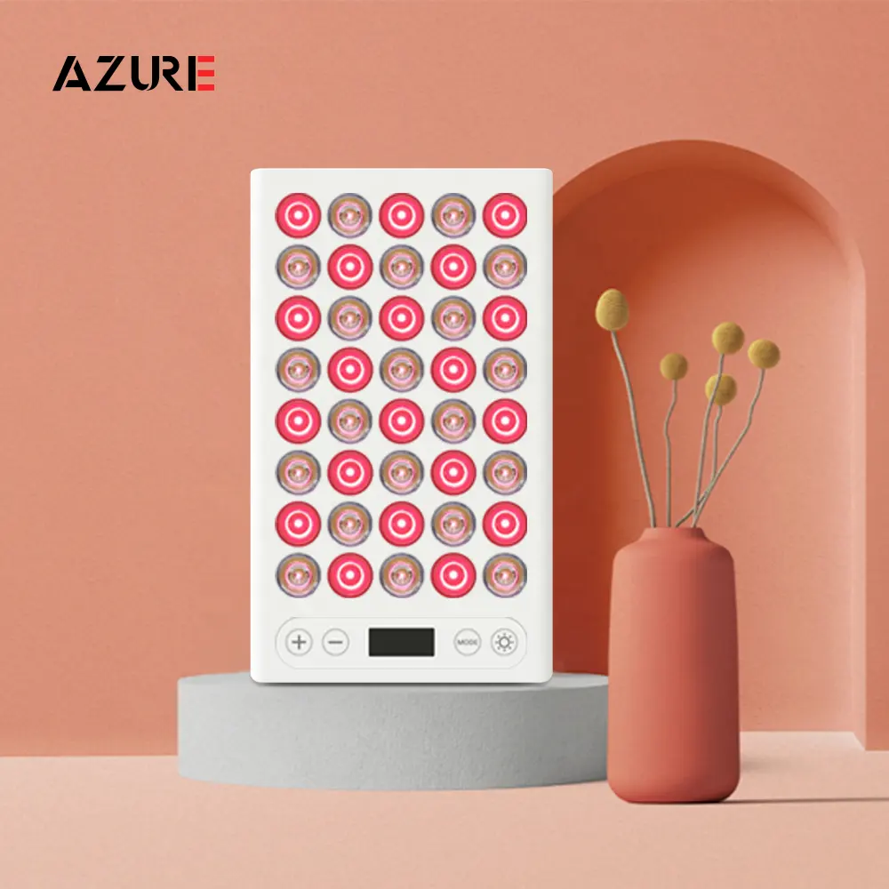 AZURE Portable 4 settings brightness adjustment 200W 660nm 850nm Nir Infrared red light Therapy Panel
