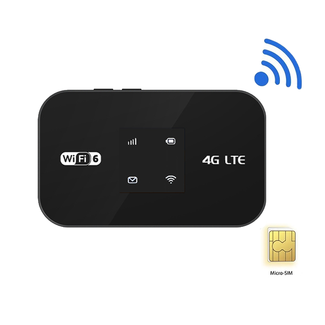 MF967P Pocket Wifi WiFi6 300Mbps 4g Router WPS 3000mAh Routeur Wifi De Poche AP Mode Type-C Pocket Wifi Wireless for Travel Use
