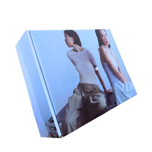 Offset in hộp carton Việt Nam tái chế thời trang Hộp carton tái sử dụng bảng sóng vuông cho giày & quần áo - Product Image 2