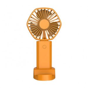 New Product Blue Custom Logo Plastic Rechargeable Mini Fan Portable - Product Image 2