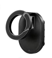 3 en 1 360 °   Support de téléphone magnétique multifonctionnel réglable et rotatif avec ventouse et crochet pour voiture, salle de sport, cuisine, bureau, miroir