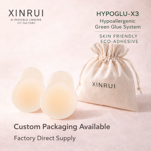 Nouveau style cache-tétons adhésifs ultra-fins mats en silicone, effet liftant, pour femmes - Product Image 1