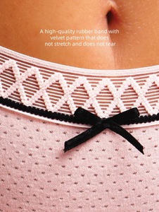 Suministro Transfronterizo: Bragas de Algodón de Tiro Bajo para Mujer, Transpirables, Cómodas, Sensación de Segunda Piel, Elásticas, de Secado Rápido, Múltiples Tallas - Product Image 6