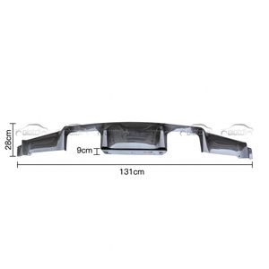 คาร์บอนไฟเบอร์ คาร์บอนแบล็ค  ลิ้นกันชนหลังขัดเงาสูง  สปอยเลอร์วิงสปลิตเตอร์ สำหรับซีรีย์ 3 รุ่น E92 E93 MT - Product Image 2