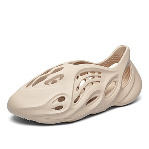 Sandalias de Moda para Hombre con Parte Superior de EVA, Punta Abierta, Transpirables, para Verano, Playa, Color Sólido, Estilo Slip-On - Product Image 5