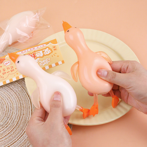 Juguete Sensorial Antiestrés de Pato Asado Gigante que Cambia de Color, Suave y Agradable al Tacto, Material TPE para Niños - Product Image 1