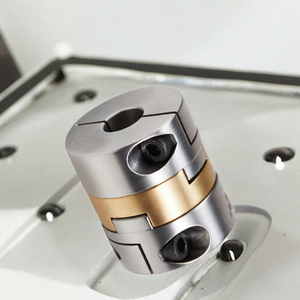 Giunto di trasmissione Oldham di alta qualità personalizzato in acciaio inossidabile flessibile OEM, foro 10 mm, 1000 RPM per tipografie con 3 anni di garanzia - Product Image 3