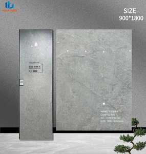 Lastra in Pietra Sinterizzata Lucida 900x1800mm Effetto Marmo Grigio Venato per Pavimenti, Pareti, Piani di Lavoro e Rivestimenti di Camere da Letto, Soggiorni e Ingressi - Product Image 2