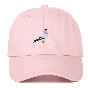 หมวกเบสบอลปักลายนกพิราบแบบนุ่ม สไตล์ลำลองสำหรับฤดูใบไม้ร่วง ป้องกันแสงแดด เหมาะสำหรับผู้ชายและผู้หญิง - Product Image 3