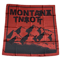 Foulard carré en soie artificielle personnalisé avec impression double face, design de marque propre, 21" x 21"