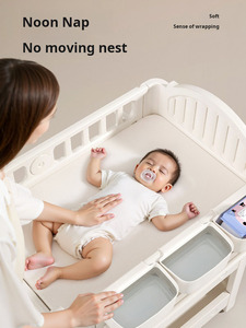 Mesa Multifuncional para Lactancia y Alimentación de Bebés con Ruedas, Segura para Madres, Mesa para Cambiar Pañales, Mesa de Lactancia - Product Image 2