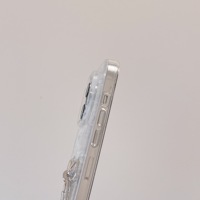 Étui de téléphone transparent de luxe avec nœud papillon 3D argenté pour iPhone 16 15 14 13 12 11 Pro Max, coque transparente mignonne et brillante pour fille