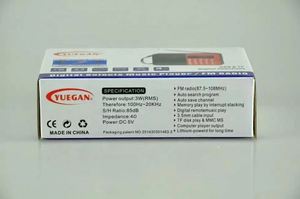 YUEGAN-reproductor de <span class=keywords><strong>música</strong></span> YG022, dispositivo de búsqueda automática, Digital, remoto, Mini Usb/tf, portátil, <span class=keywords><strong>Mp3</strong></span>, Radio Fm - Product Image 6