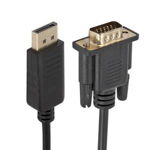 Cable adaptador Mini DisplayPort a Vga, 1,8 m, cabezal único negro para conexión de tarjeta gráfica de ordenador - Product Image 3